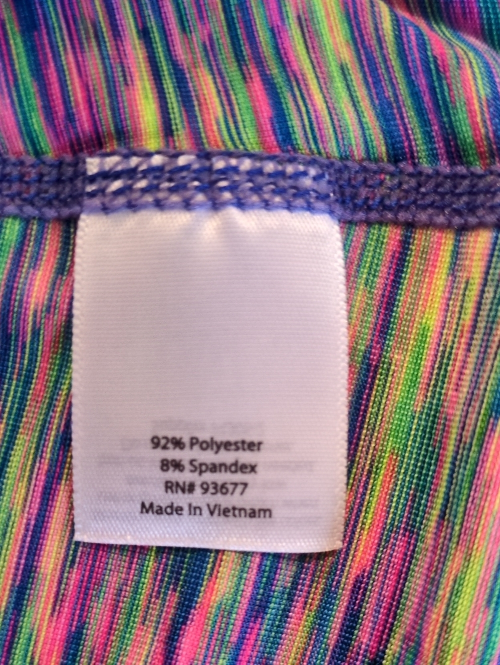 Xersion Multicolor Space-Dye Racerback Tank. Size S. *Like New* - Picture 6 of 6